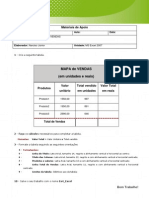 Exercício 4 - Mapa de Vendas