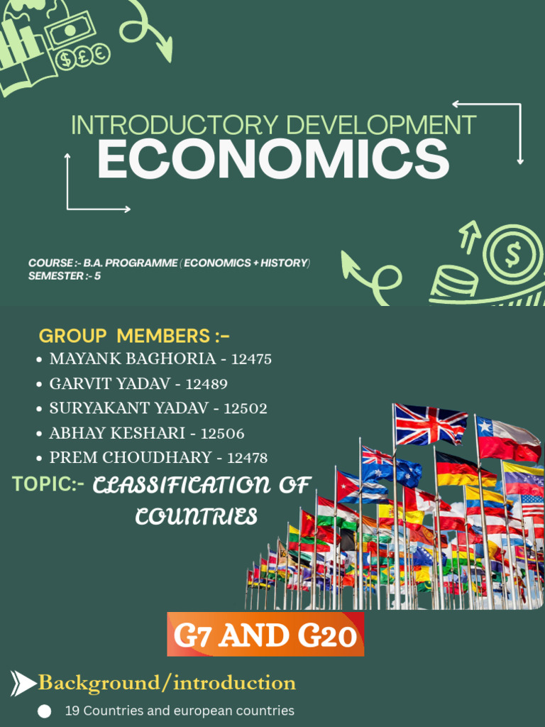 Introduction To Economics Education Presentation in Green and White ...