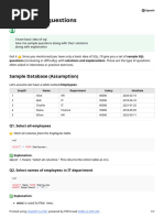 SQL 50 Study Plan and Solutions | PDF