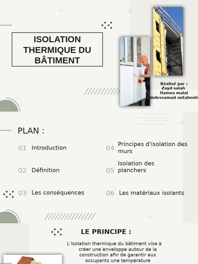 Isolation thermique du bâtiment expliquée | PDF | Isolation thermique ...