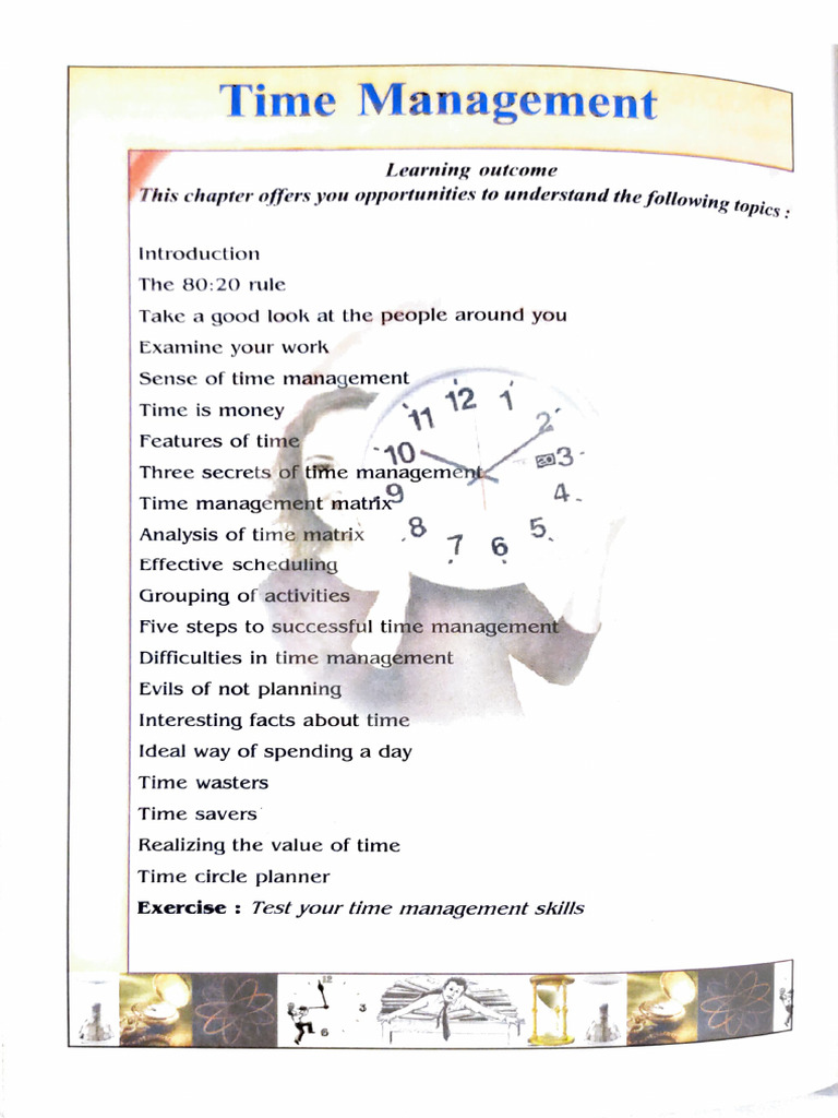 Mastering Time Management Techniques | PDF | Time Management ...