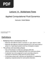 Lecture 14 - Multiphase Flows Applied Computational Fluid Dynamics