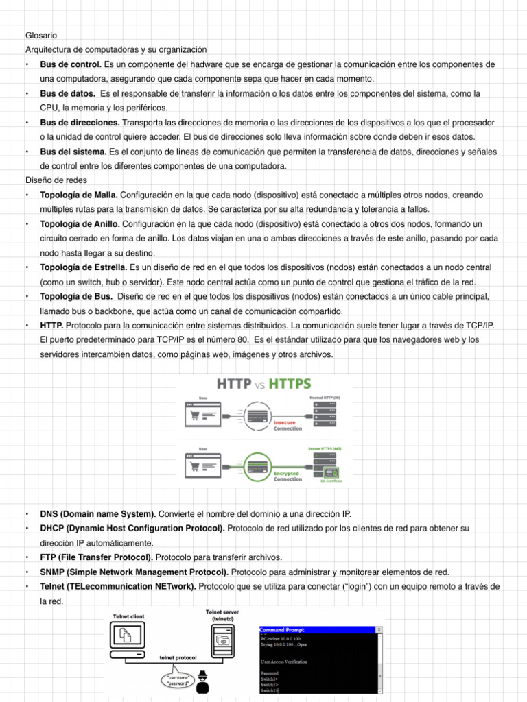 Glosario de Términos de Tecnología Informática | PDF | Topología de la ...