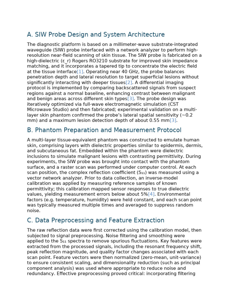 A. SIW Probe Design and System Architecture | PDF | Machine Learning ...