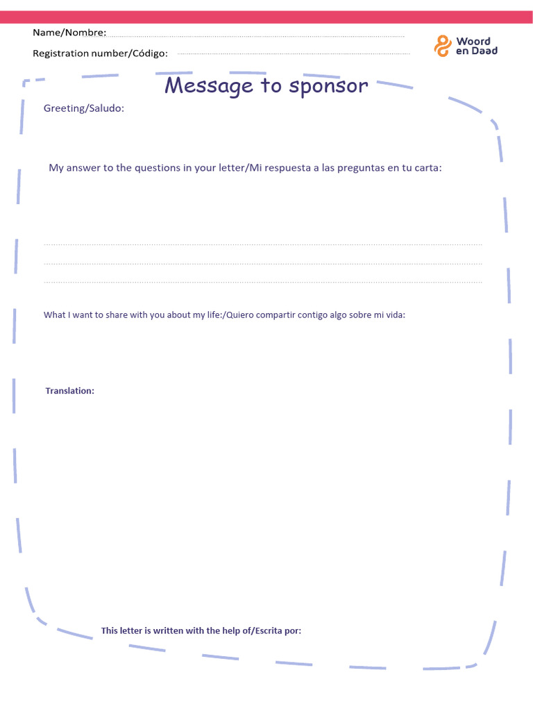 Sponsor Communication Template | PDF
