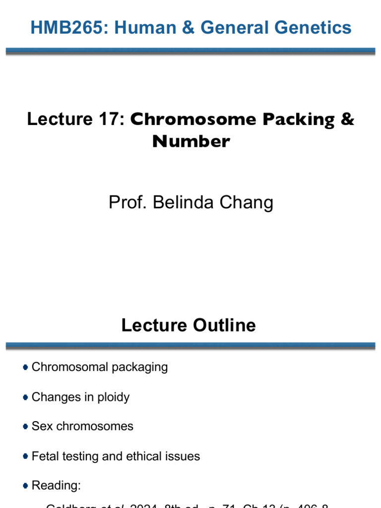 Chromosome Packing and Ploidy Changes | PDF | Ploidy | Chromosome