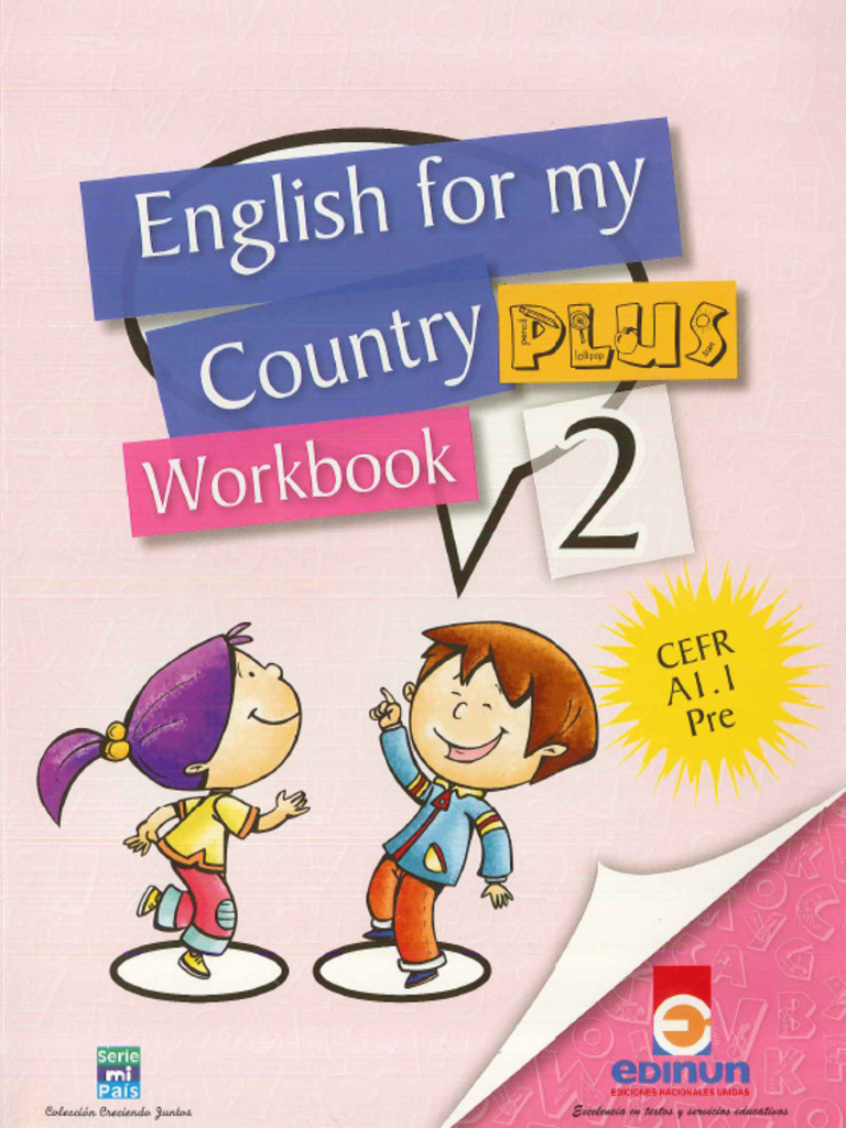 Portada Woork Book English For My Country Plus 2 | PDF