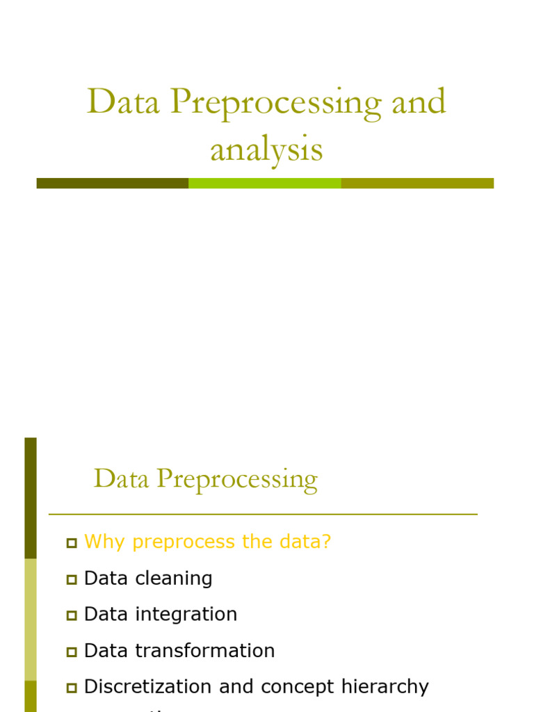 Essential Data Preprocessing Techniques | PDF | Data | Median