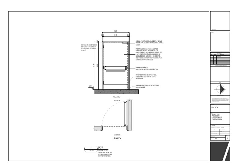 Puerta de Emergencia | PDF