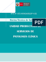 Norma Tecnica Patologia Clinica - 1457