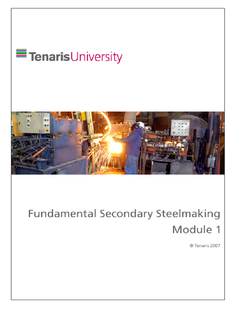 Steelmaking Slag and Reactions Guide | PDF | Phase (Matter) | Silicon ...