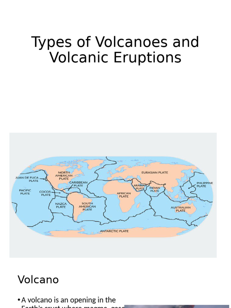Types of Volcanoes and Eruptions Explained | PDF | Volcano | Lava