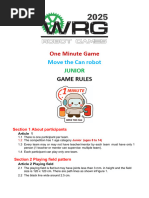 WRO 2026 RoboMission Elementary Game Rules | PDF