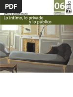 LIBRO Lo Intimo Lo Privado y Lo Publico