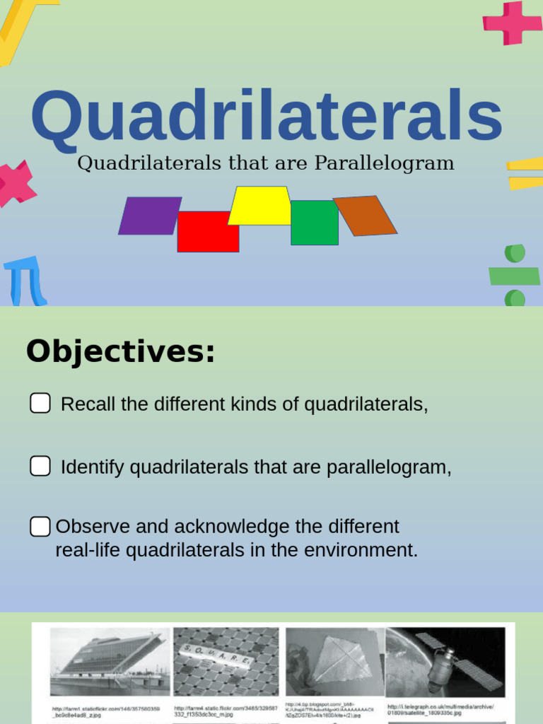 Quadrilateral s | PDF | Rectangle | Geometric Shapes