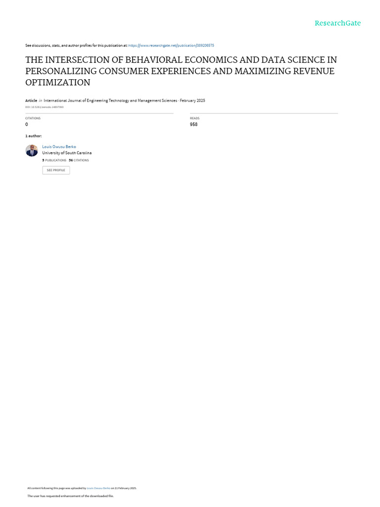 The Intersection of Behavioral Economics and Data Science in ...