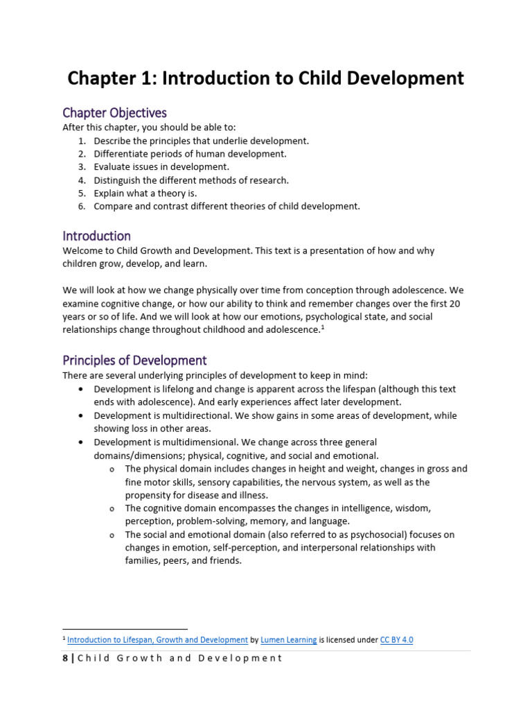 Understanding Child Growth Stages | PDF | Classical Conditioning ...