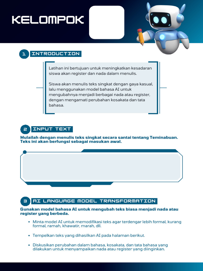Artificial Intelligence To Enhance Writing Skills Tone and Register ...