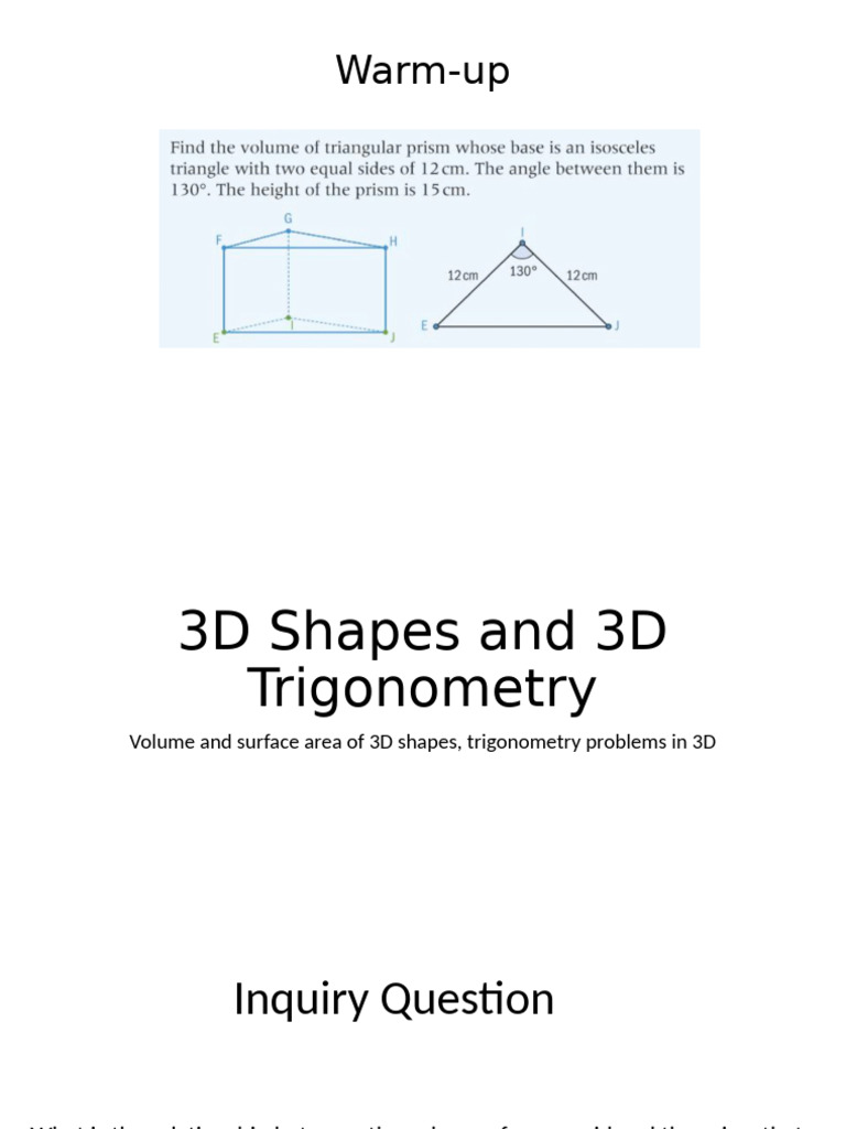 Lesson+4+ +3D+Geometry+and+Trigonometry 2 | PDF