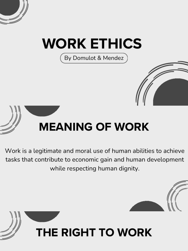 Understanding Work Ethics and Rights | PDF | Cost Of Living | Employment