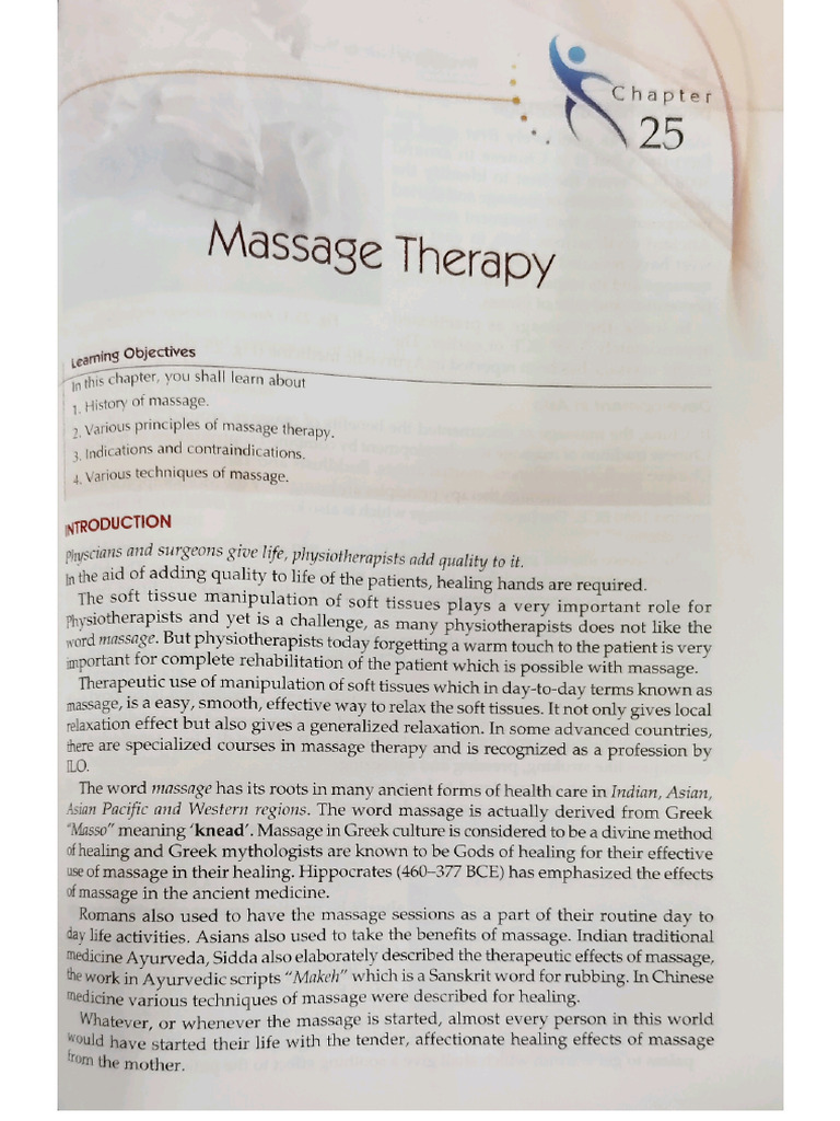 massage therapy | PDF