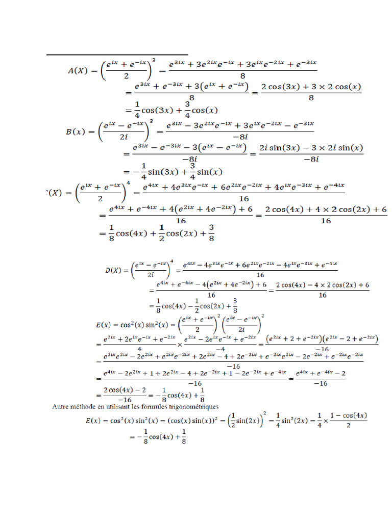 Correction Exercice 8 | PDF