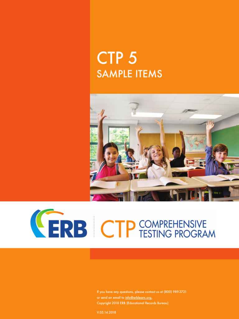 CTP-5 Sample Items (Comprehensive Testing Program) | PDF | Rectangle ...