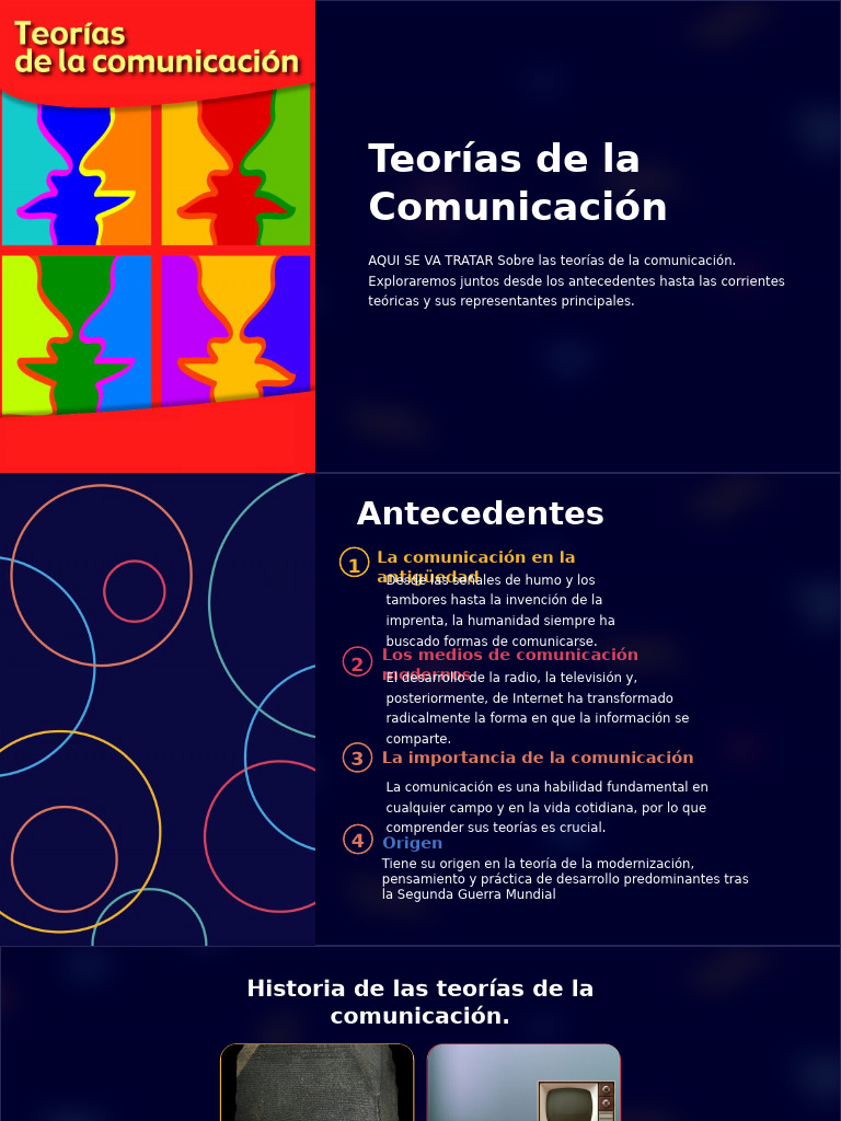 Teorias de La Comunicacion y Desarrollo de La Comunicacion para El ...