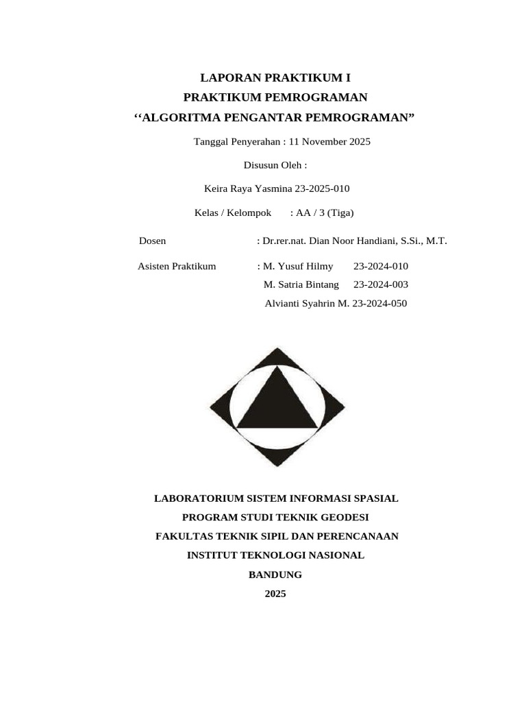 Laporan Praktikum Algoritma dan Flowchart | PDF