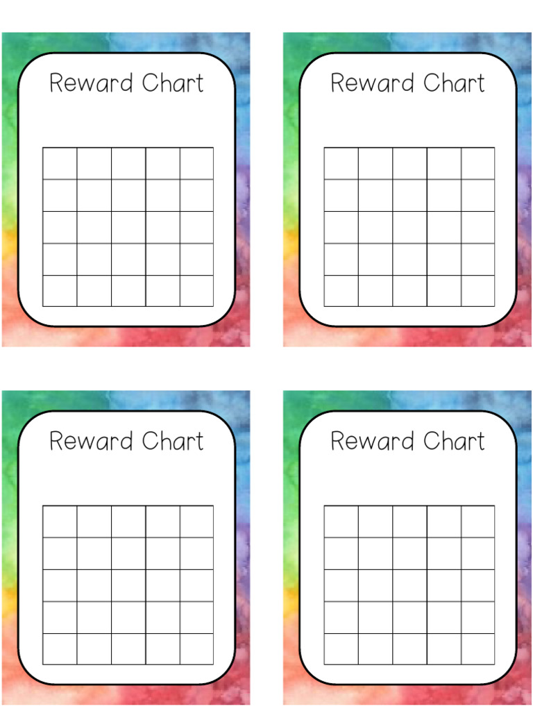 Reward Chart Reward Chart | PDF