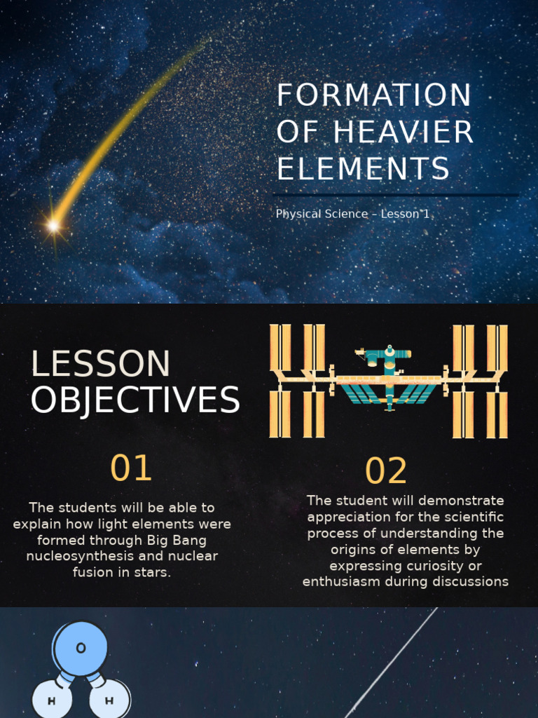 Formation of Heavier Elements Explained | PDF | Stars | Chemical Elements