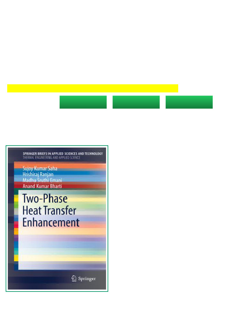 (Ebook) Two-Phase Heat Transfer Enhancement by Sujoy Kumar Saha ...