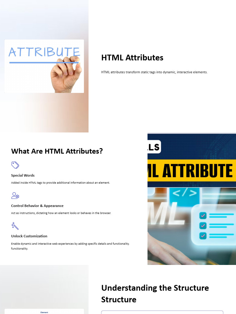 Understanding HTML Attributes and Forms | PDF | Html Element | Html