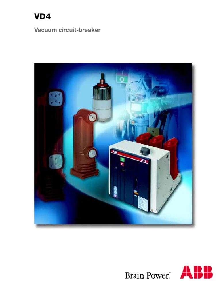 Abb 11kv Vd4 Vcb Catalogue Power Supply Electric Power Distribution