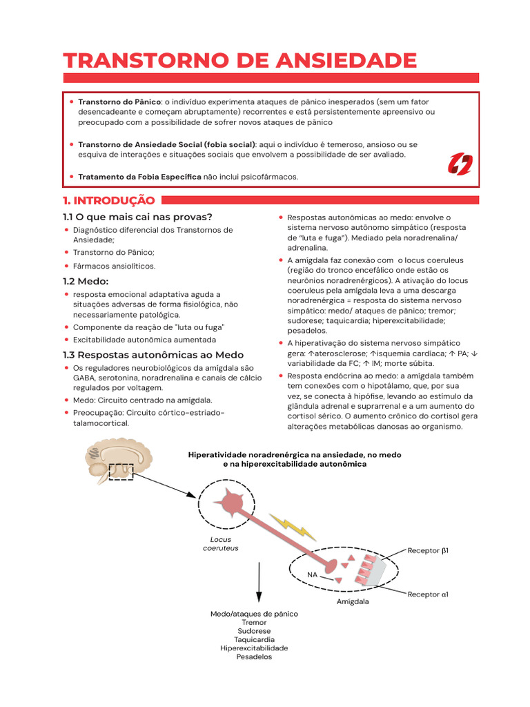 Transtornos de Ansiedade: Tipos e Sintomas | PDF | Transtorno obsessivo ...