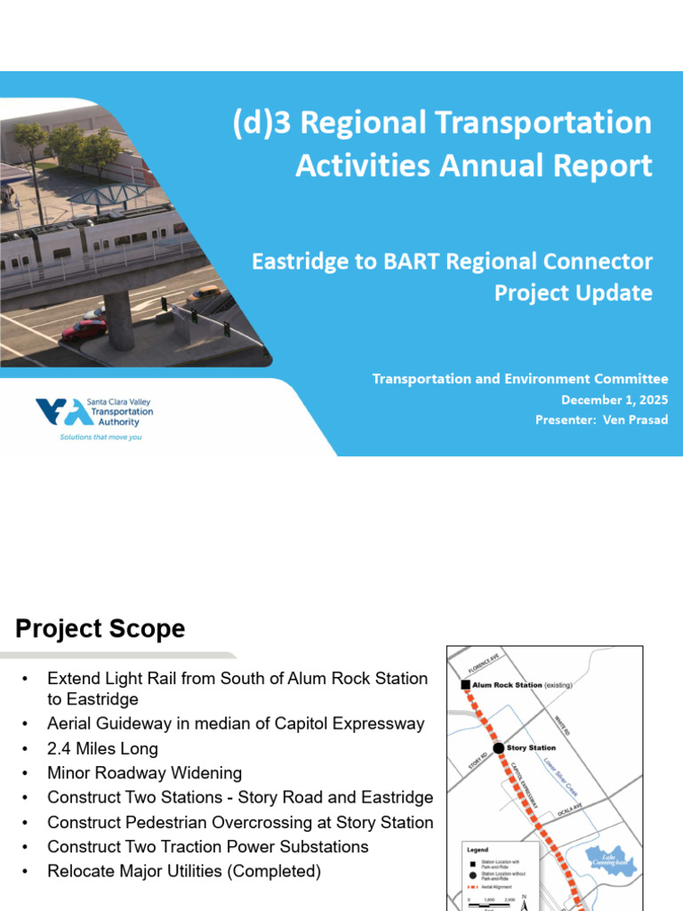 Eastridge to BART Connector Update | PDF | Transport | Road Transport
