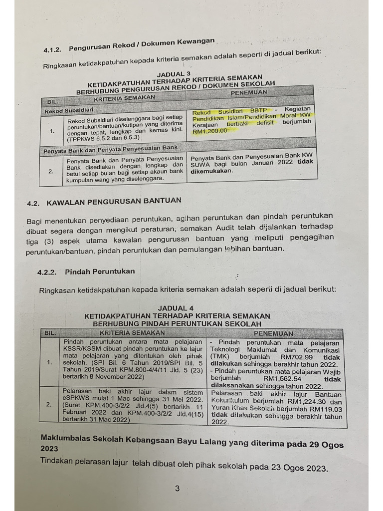 Lampiran Aduan ESPKWS | PDF