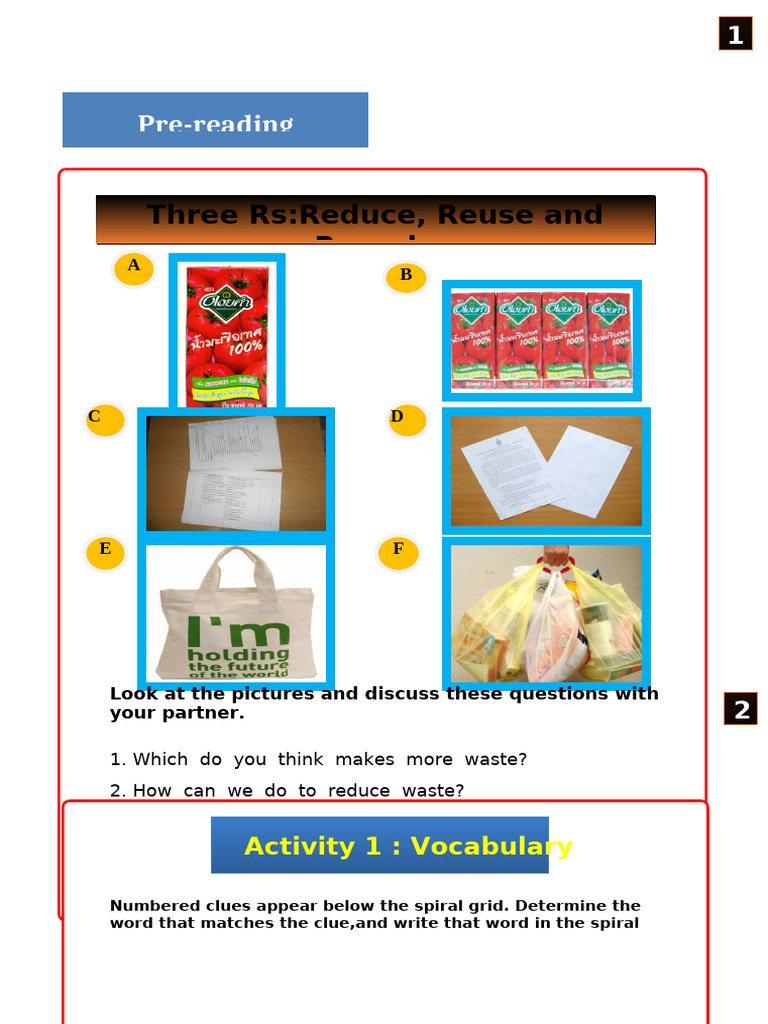Understanding the Three Rs: Reduce, Reuse, Recycle | PDF | Recycling ...