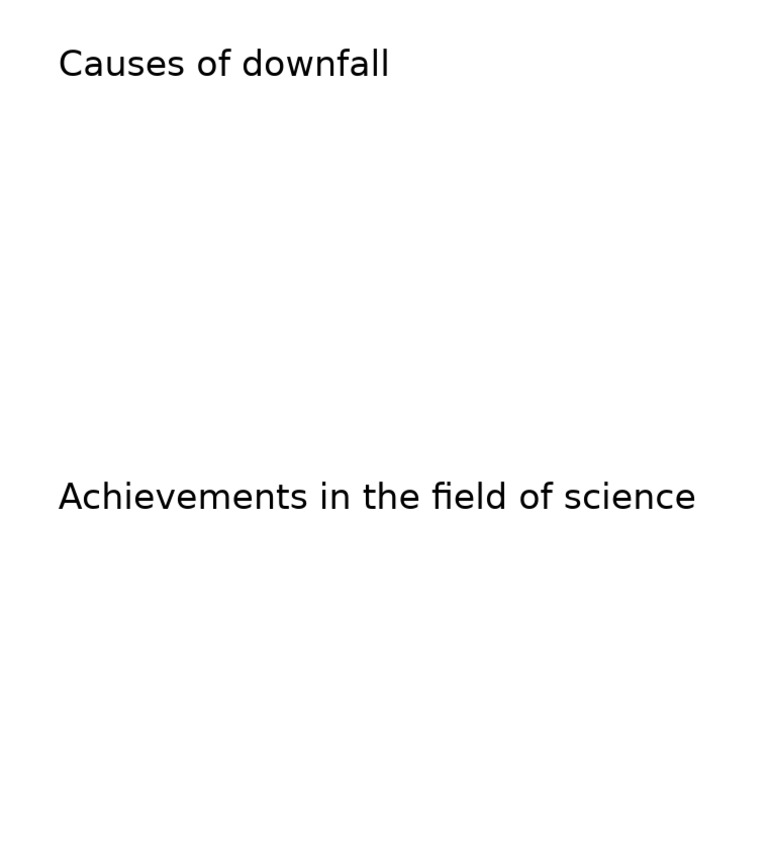 Causes of Downfall | PDF