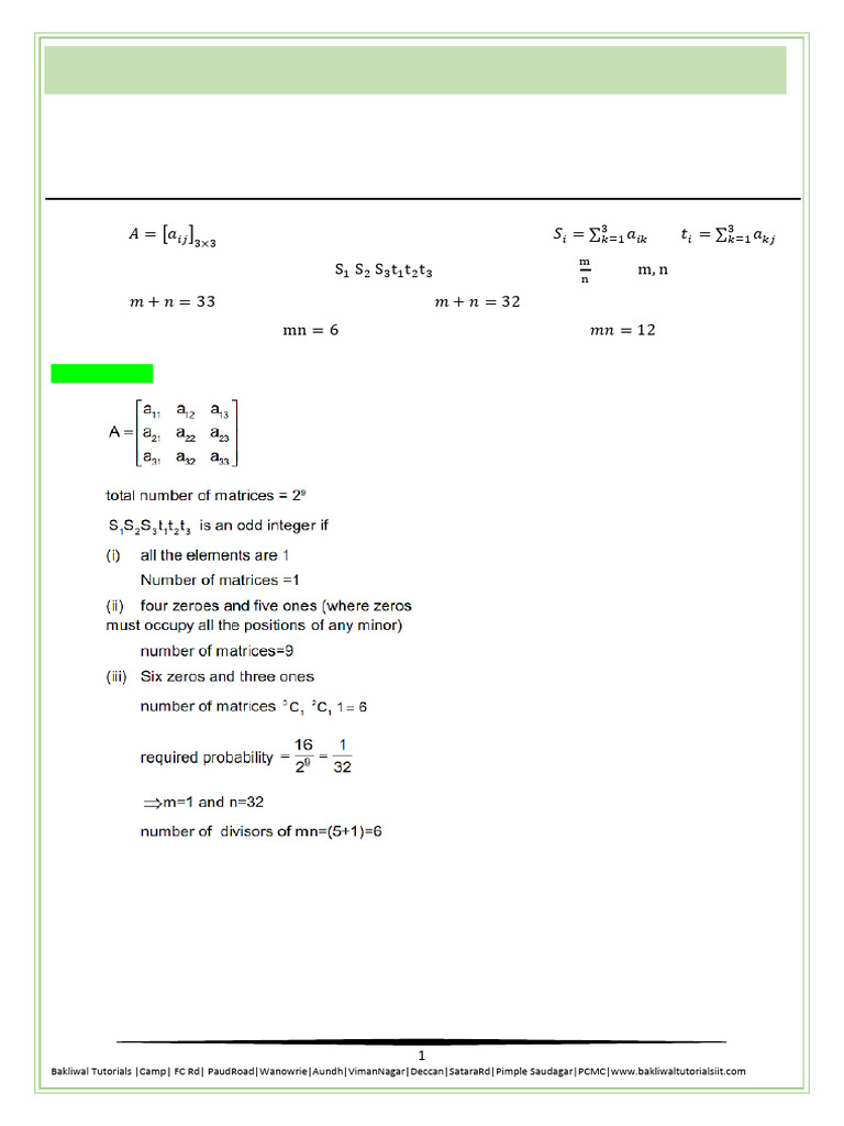 Math Problem Solutions from Bakliwal Tutorials | PDF | Area | Mathematics