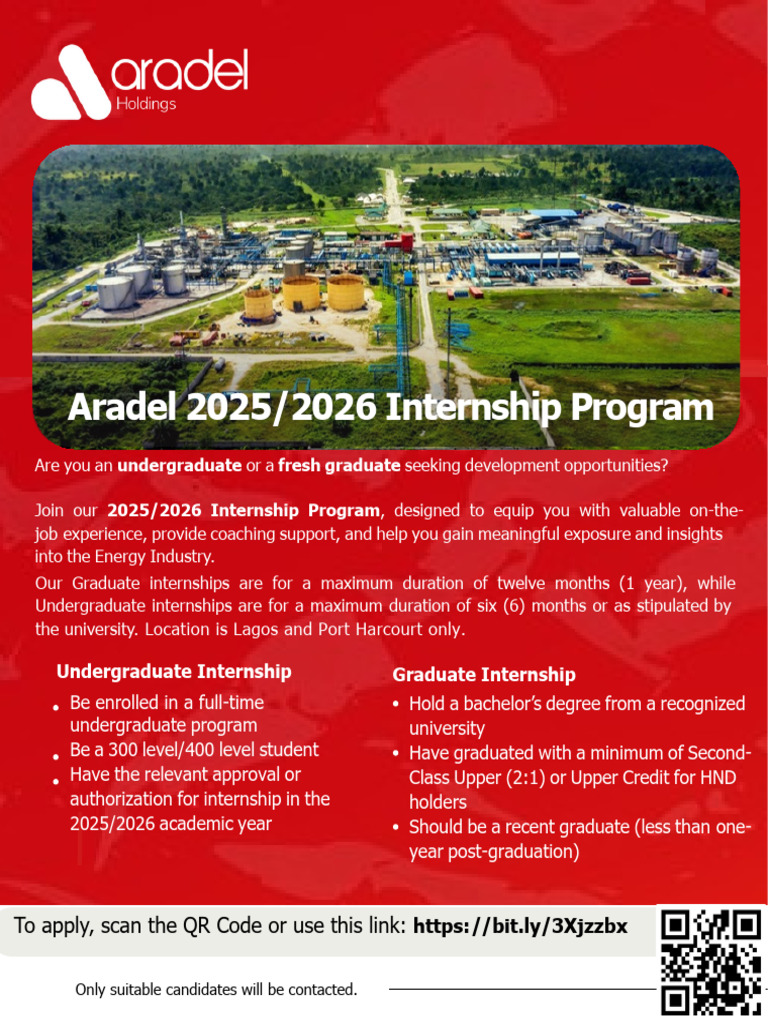 2025/2026 Energy Internship Program | PDF
