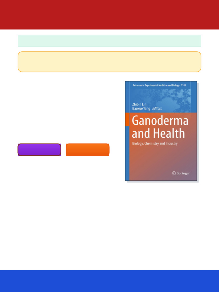 Ganoderma and Health Biology Chemistry and Industry Zhibin Lin ebook ...