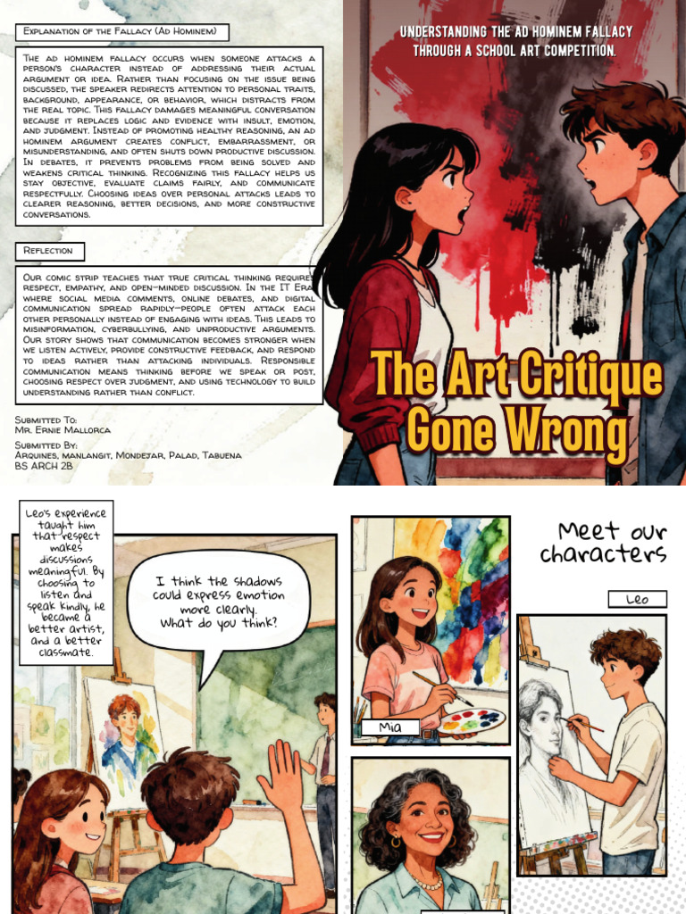 IT COMIC Compressed | PDF | Fallacy | Critical Thinking