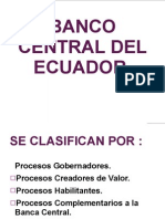 Resumen Del Banco Central Del Ecuador