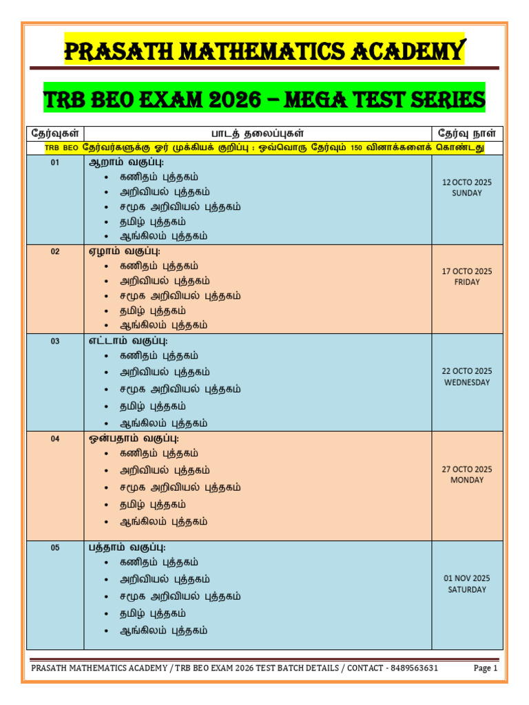 TRB Beo 2026 | PDF
