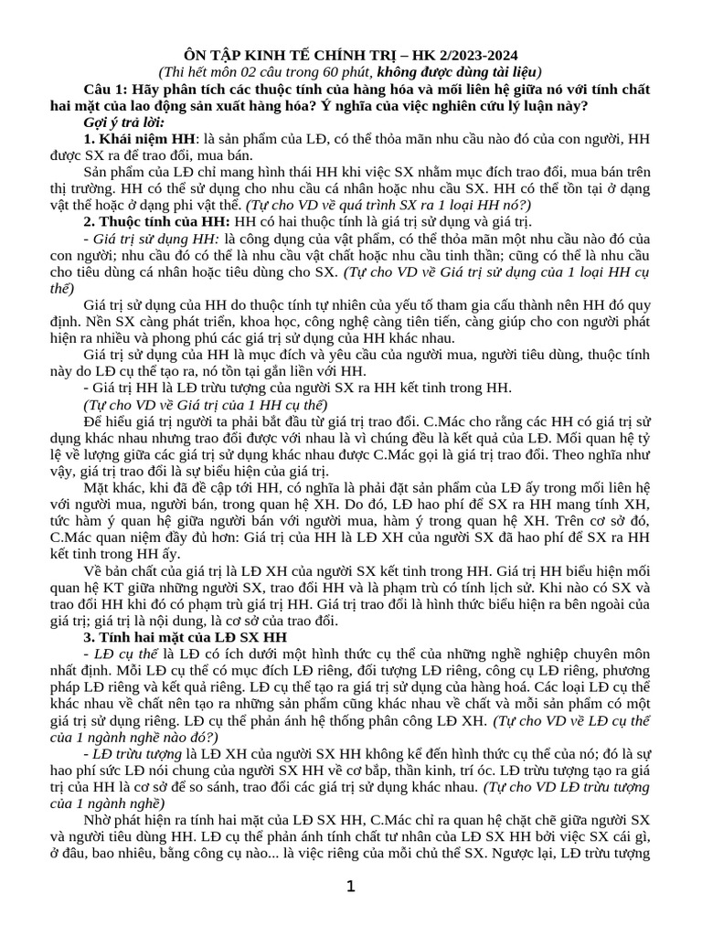 KTCT thi cuối kì | PDF