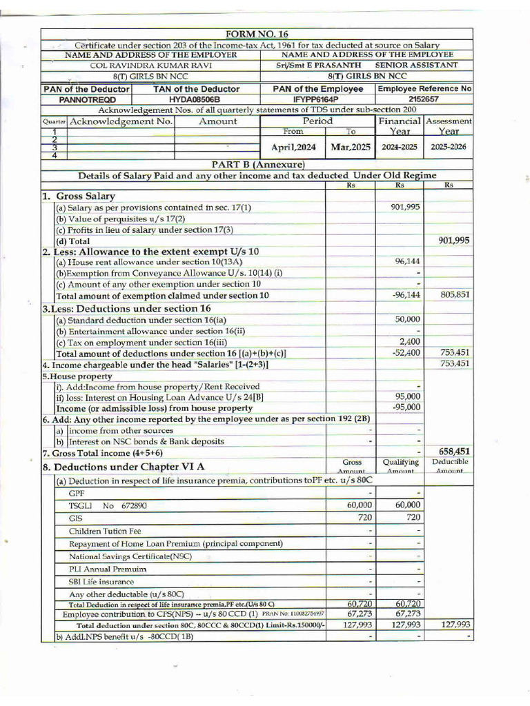 Form 16 24-25 - 250909 - 103236 | PDF