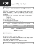 Material Safety Data Sheet: Emergency Overview Caution!