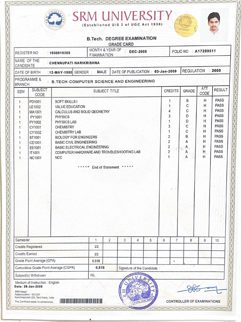 SRM Scanner | PDF