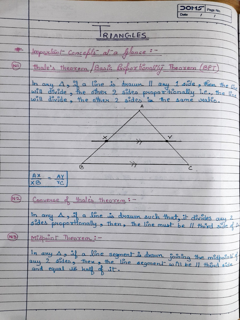 Triangles (Complete) | PDF